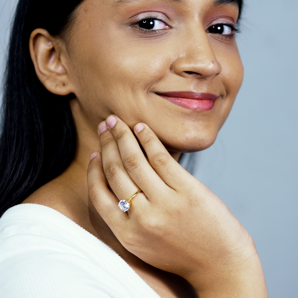 Minimal Rose Gold Ring