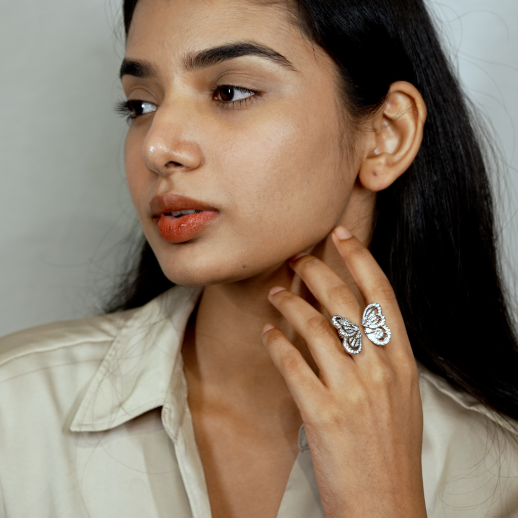 Butterfly Cocktail Ring