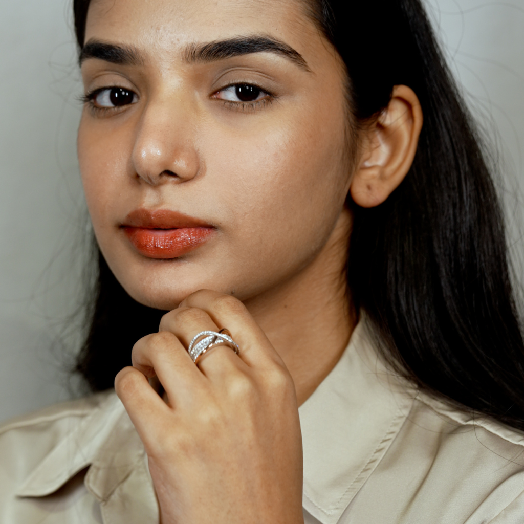 Baguette Luxe Infinity Ring