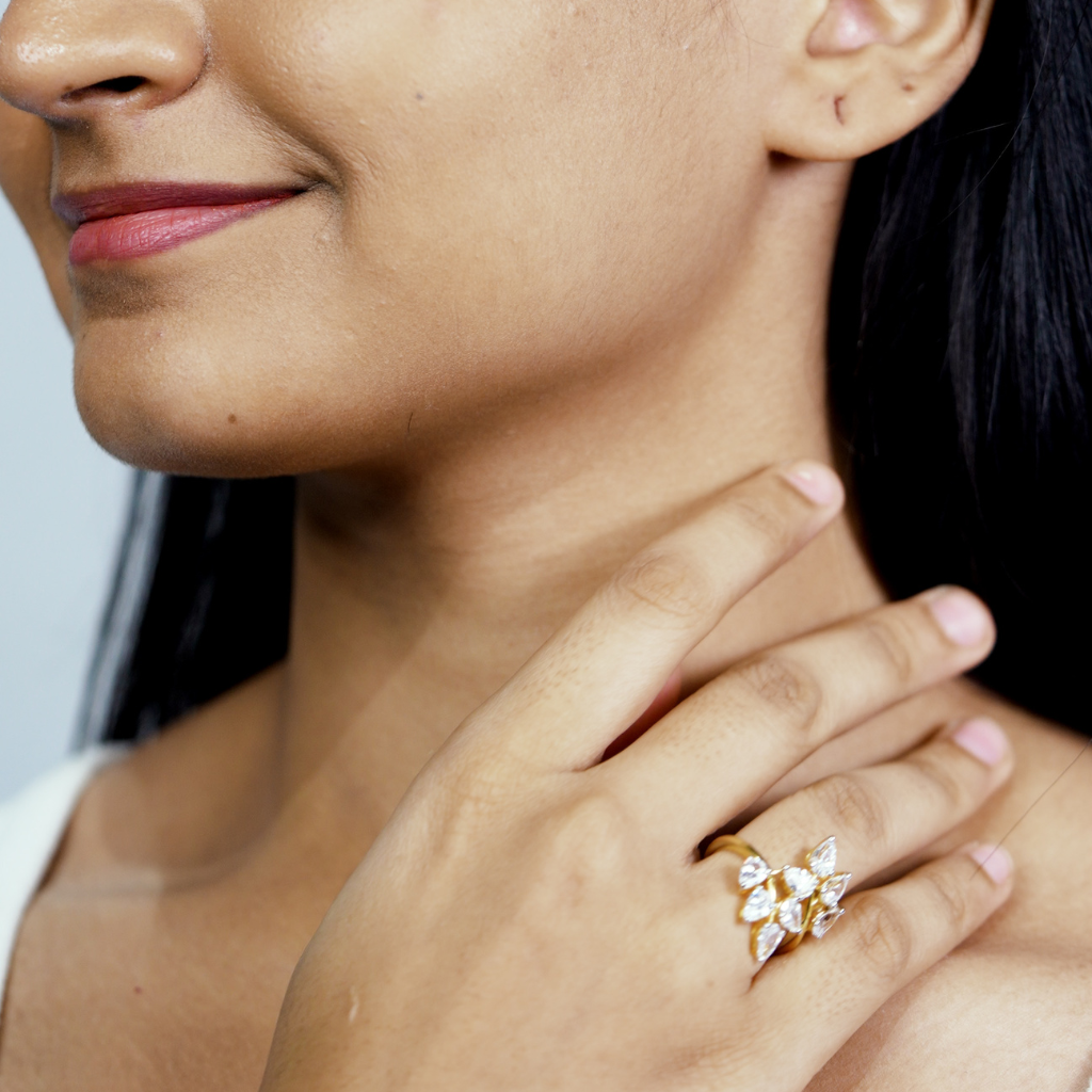 Leaf Cluster Ring