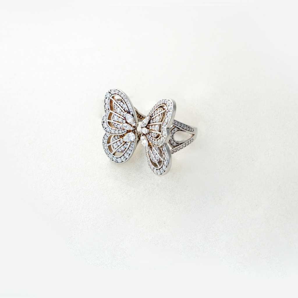 Butterfly Cocktail Ring