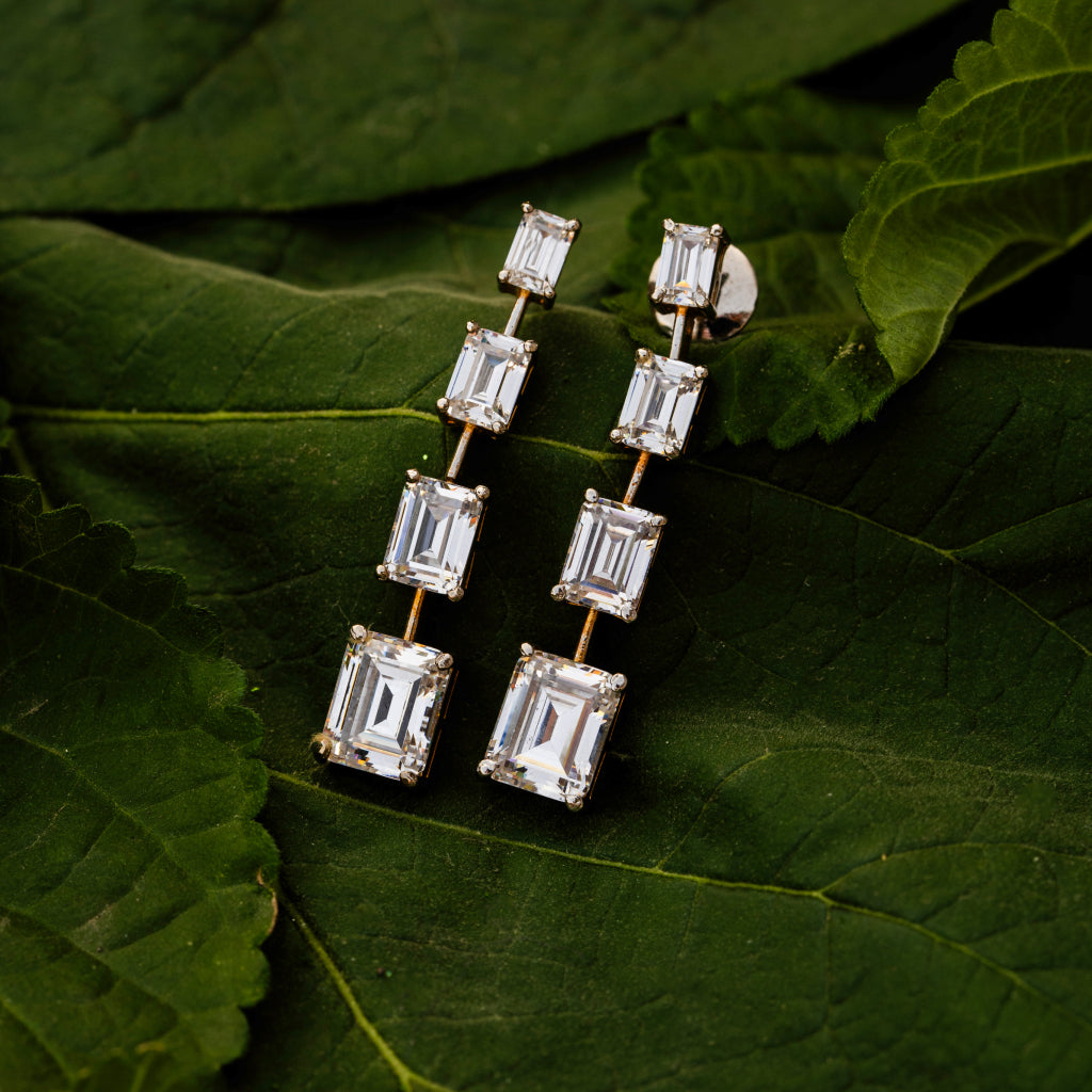 Linear Drop Earrings