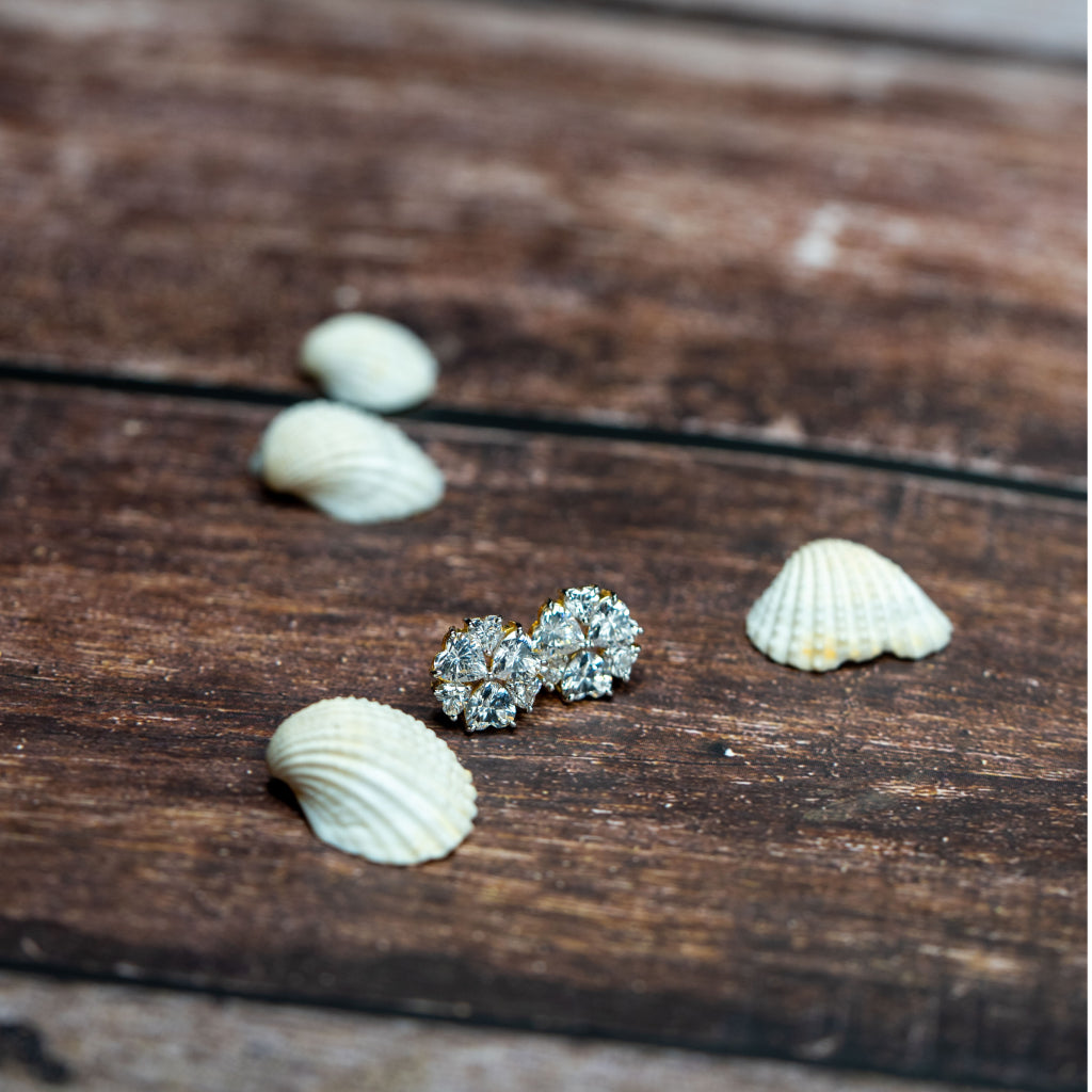 Lustrous Love Studs