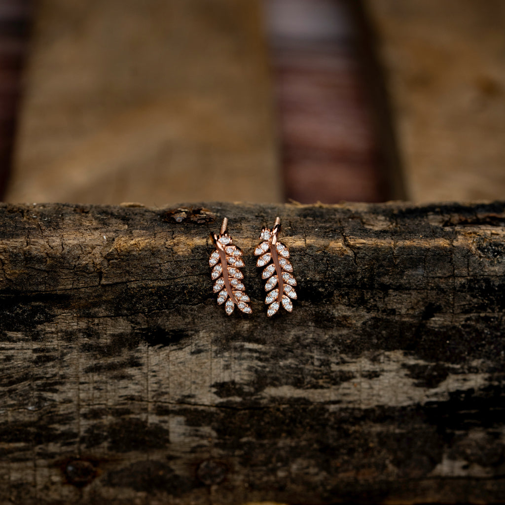 Stem Dangle Earrings