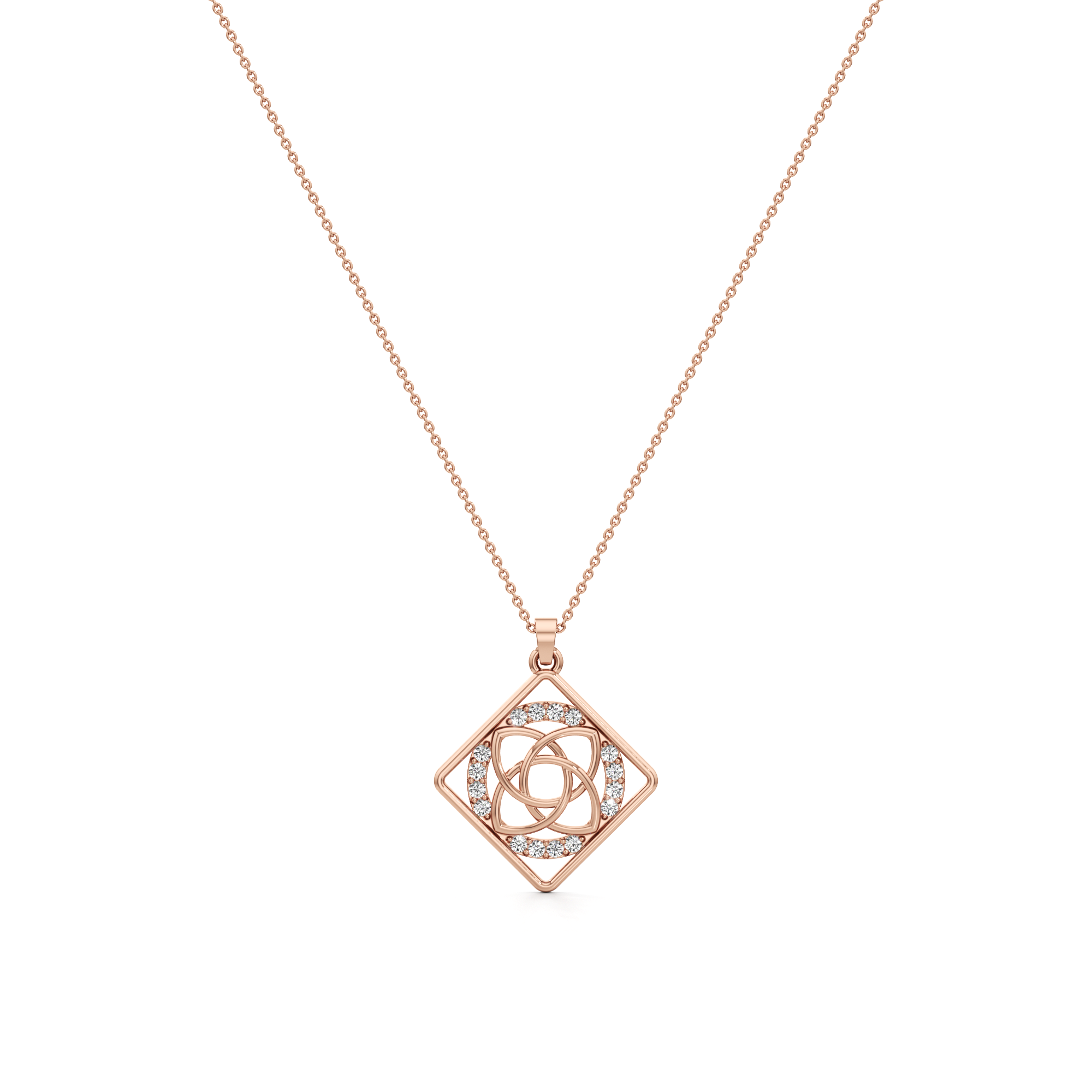 Harmony Pendant with Chain Silver Jewellery
