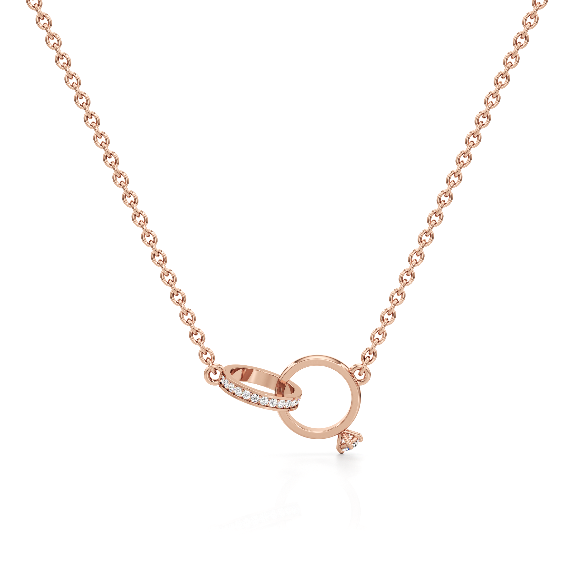 Bliss Aura Silver Pendant with Chain
