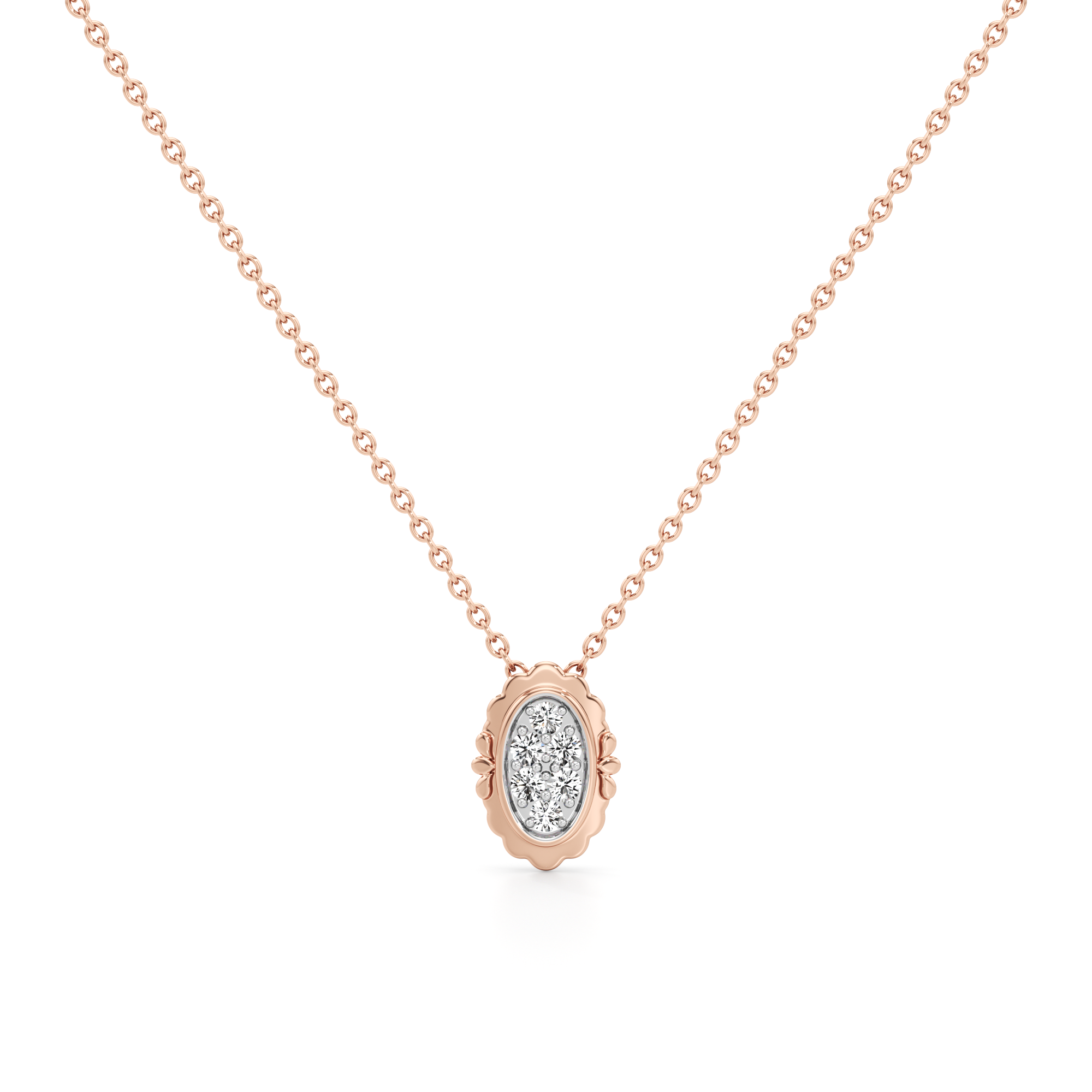 Aura Drift Pendant Silver Pendant with Chain