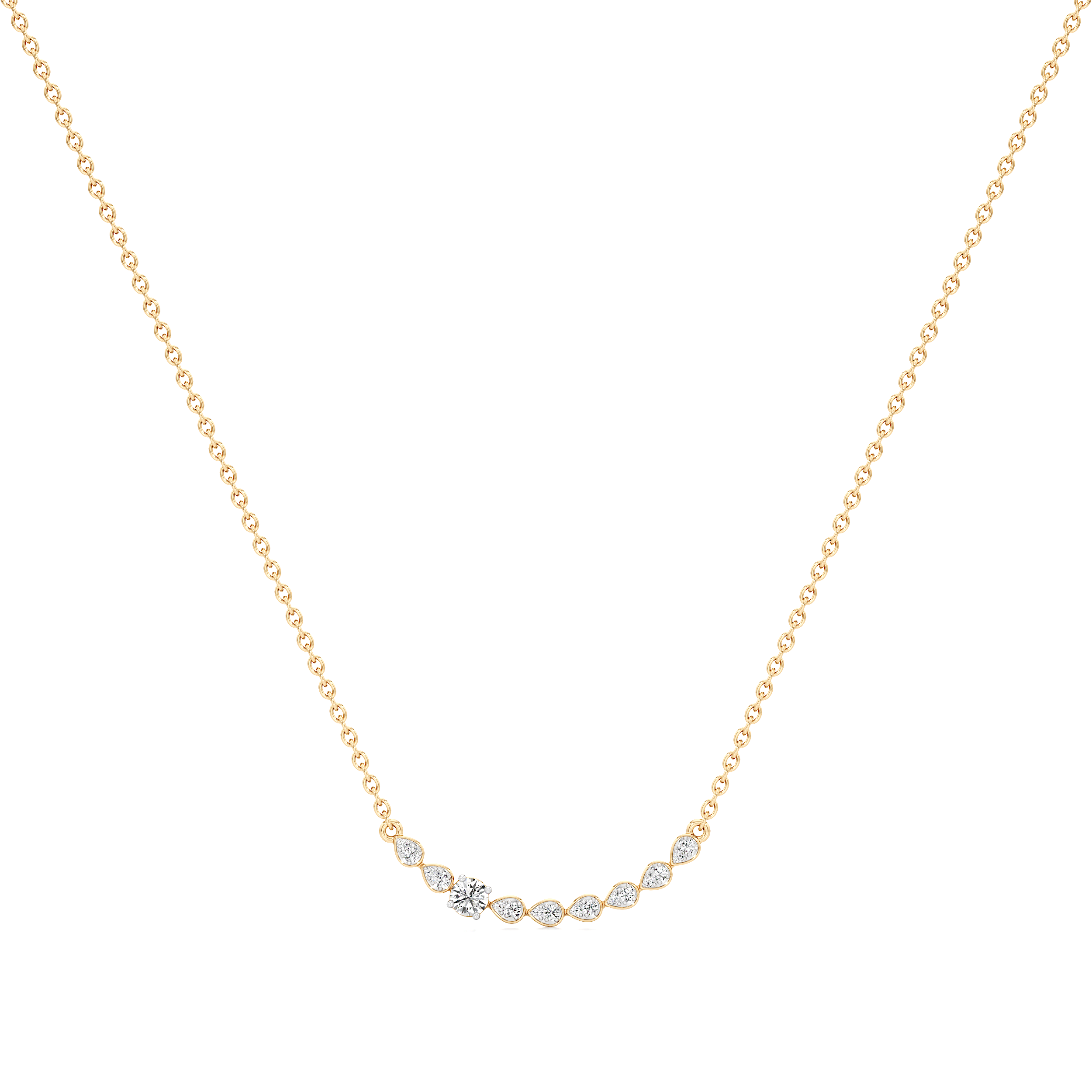 Radiant Blossom Silver Pendant with Chain
