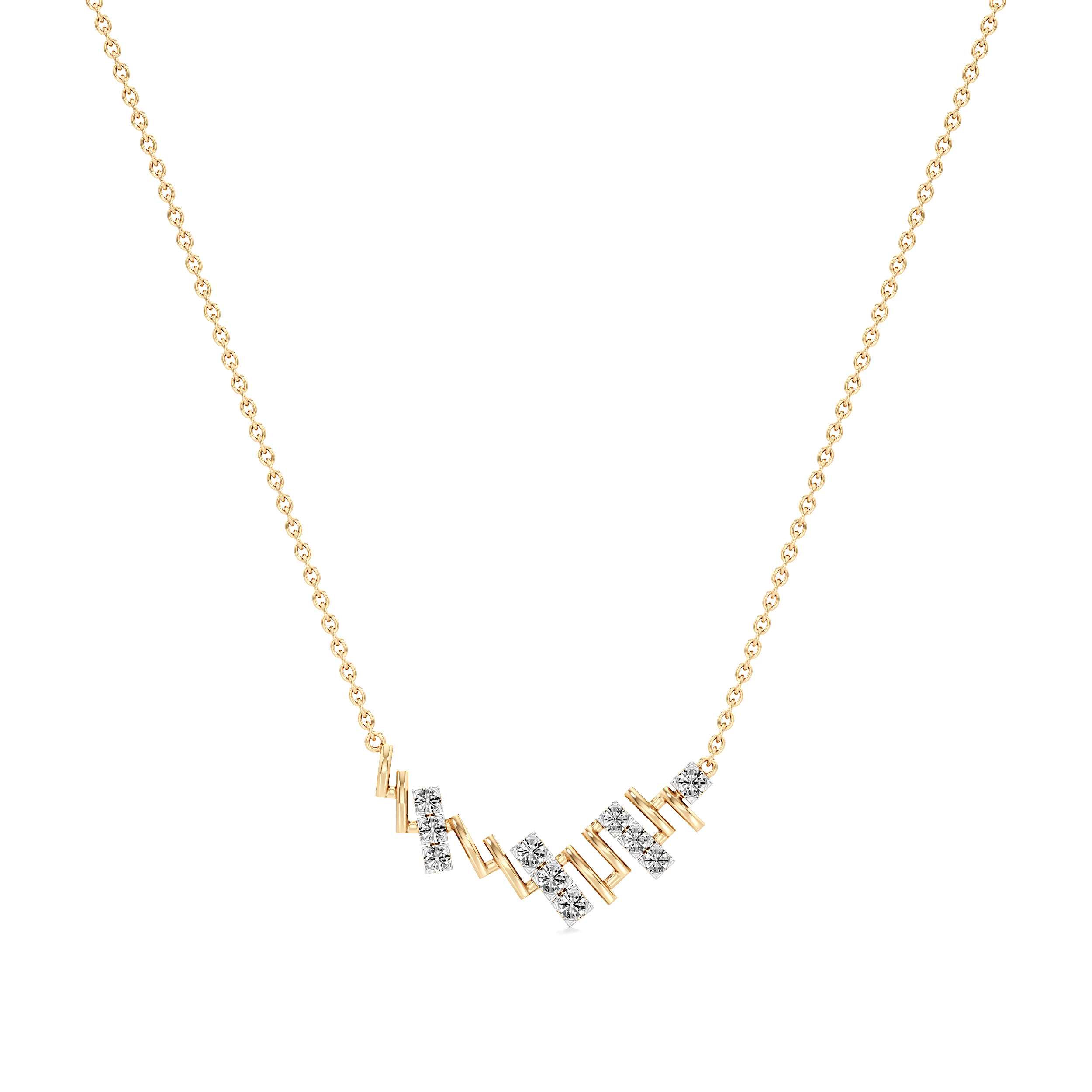 Velvet Harmony Silver Pendant with Chain