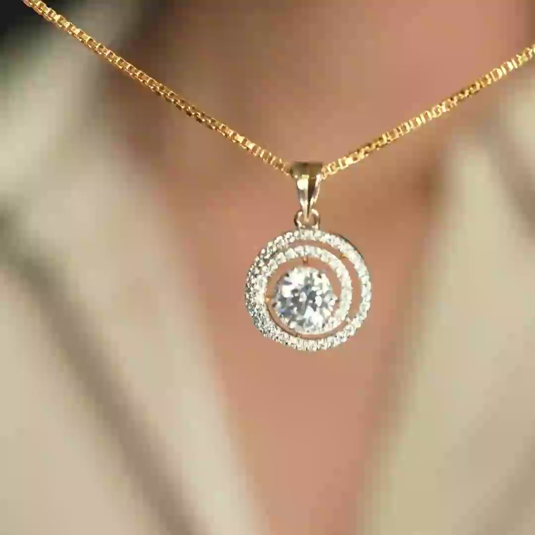Spiral Elegance Pendant Set