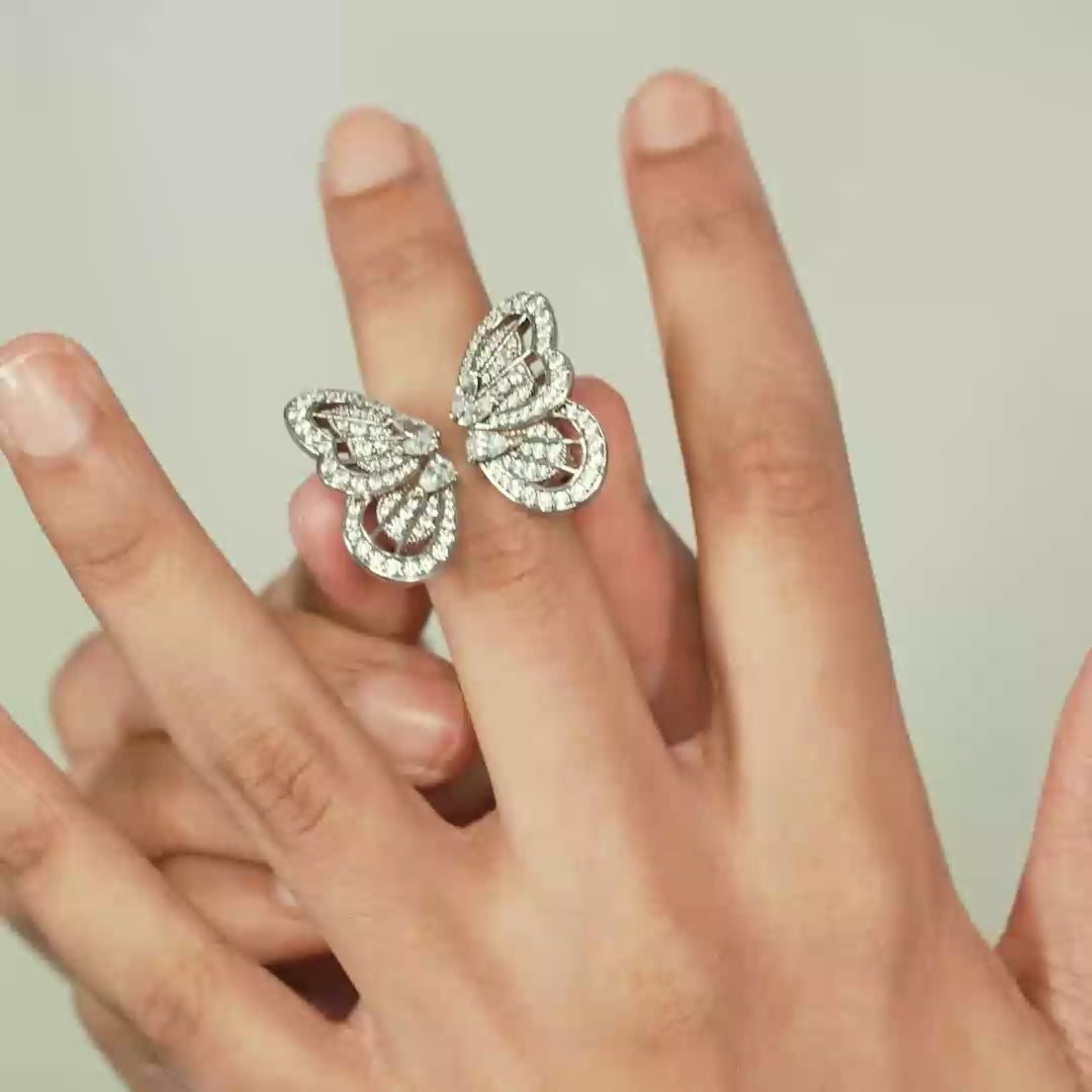 Butterfly Cocktail Ring