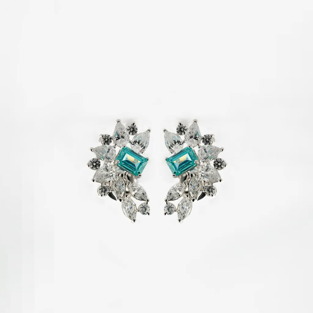 Aqua Bloom Studs