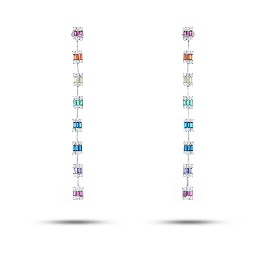Rainbow Length Earrings