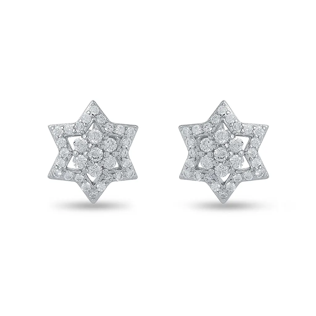 The Zircon Star Earrings