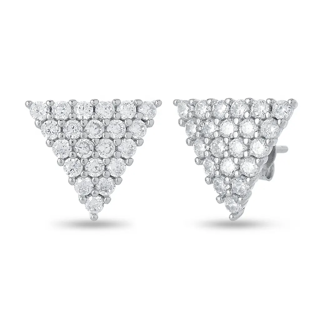 Three-Angle Earrings