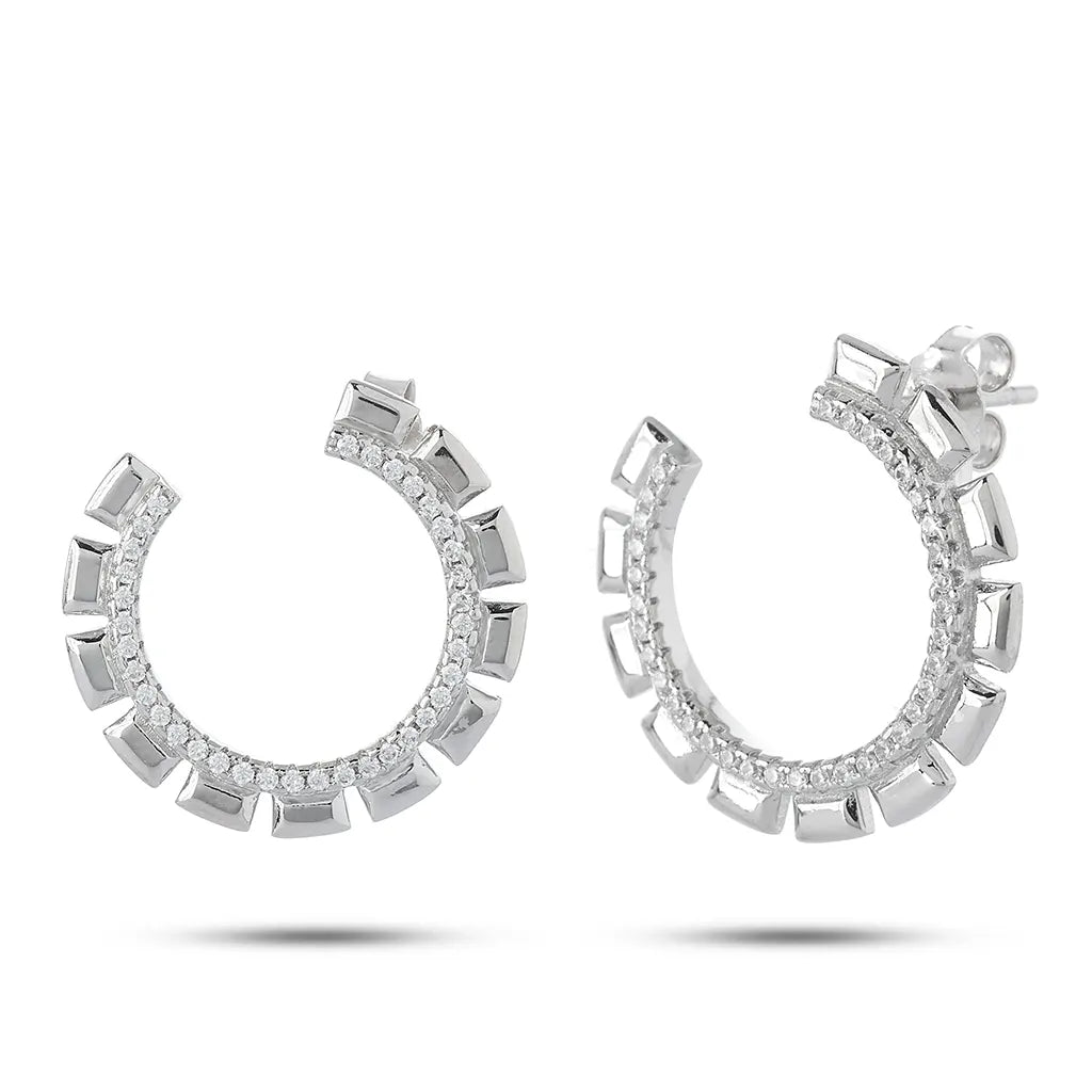 Halo Hoop Earrings