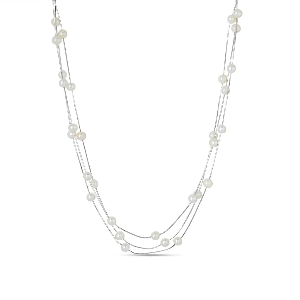 Tangled Pearl Necklace Set