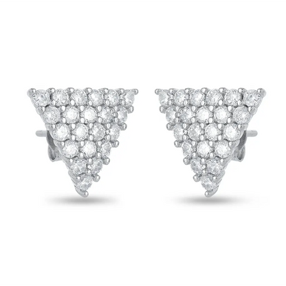 Three-Angle Earrings