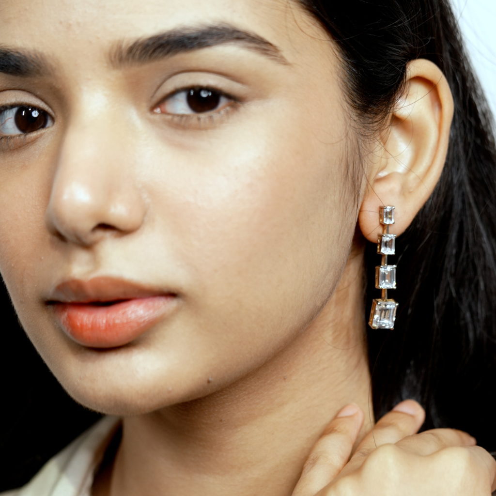 Linear Drop Earrings