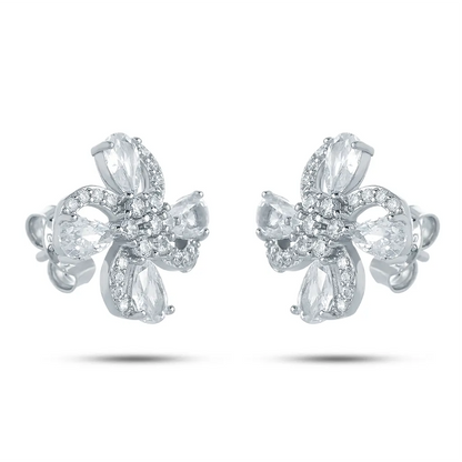 Floral Shuriken Earrings