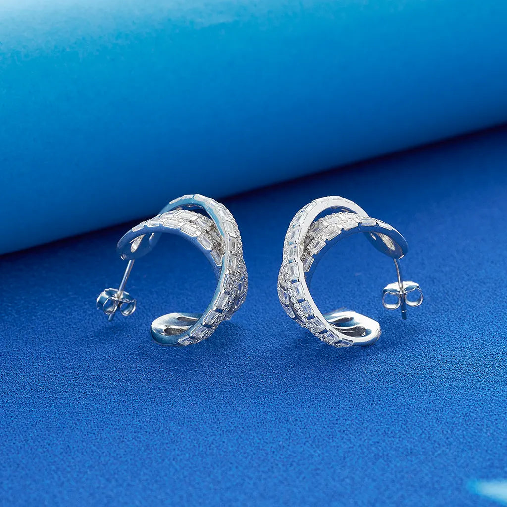 Celestial Silver Hoops