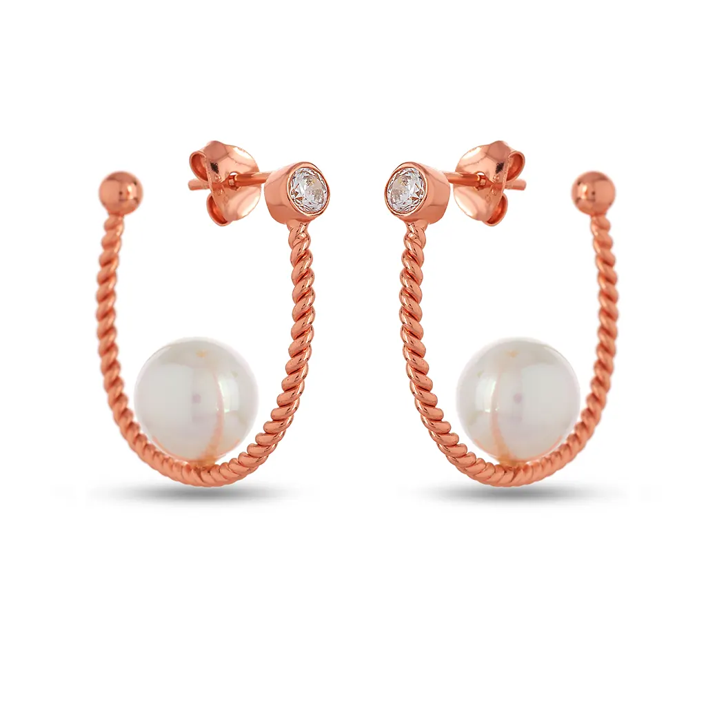 Contemporary Pearl Earrings