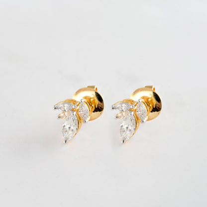 Marquise Radiance Studs