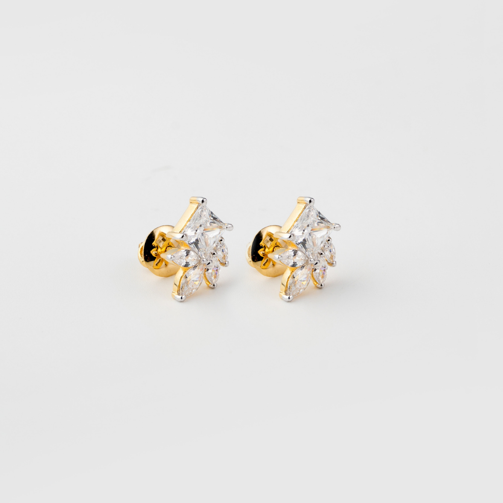 Aurora Leaf Studs