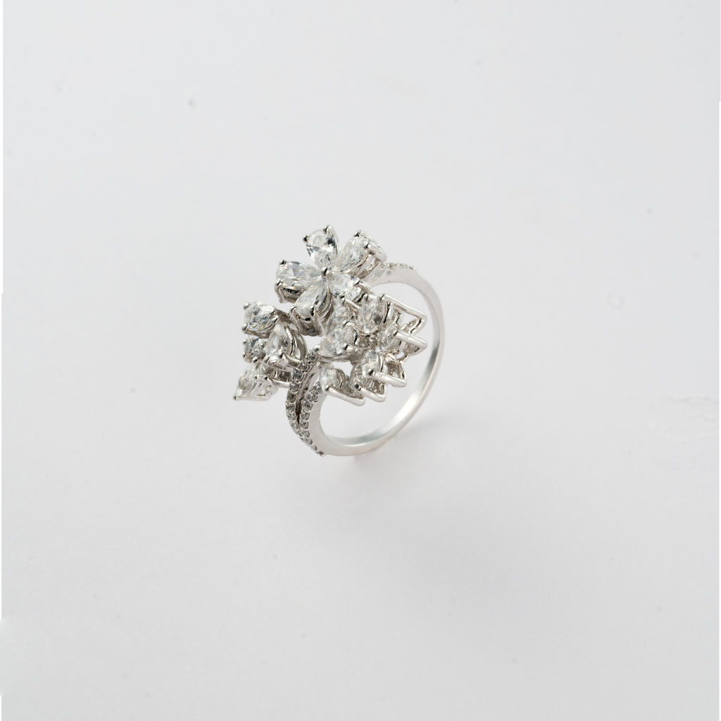 The Square Petal Ring