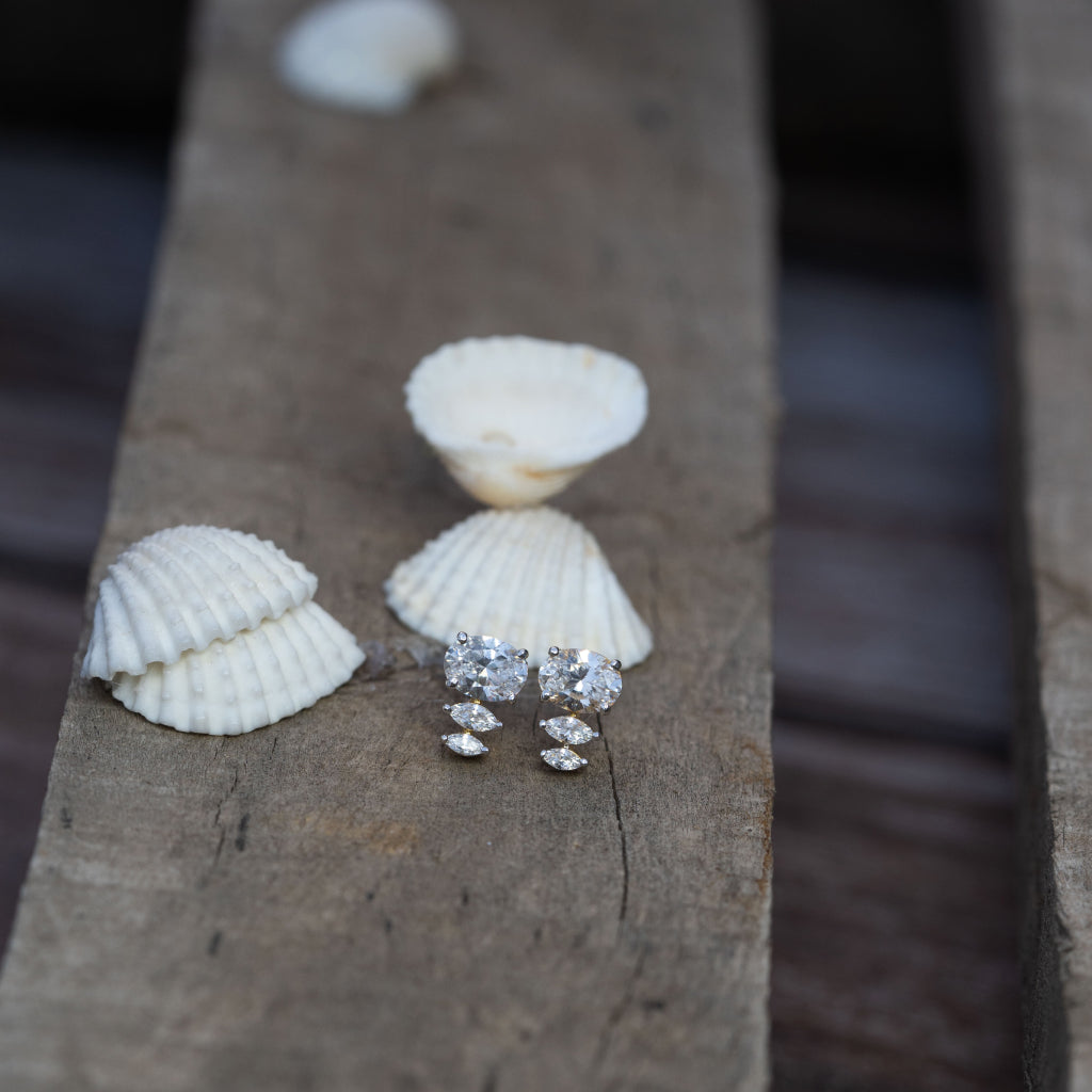 Golden Glow Studs