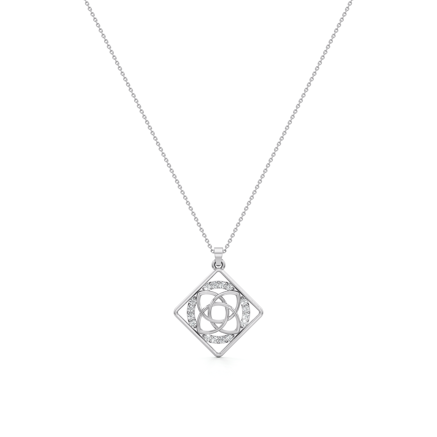 Harmony Pendant with Chain Silver Jewellery