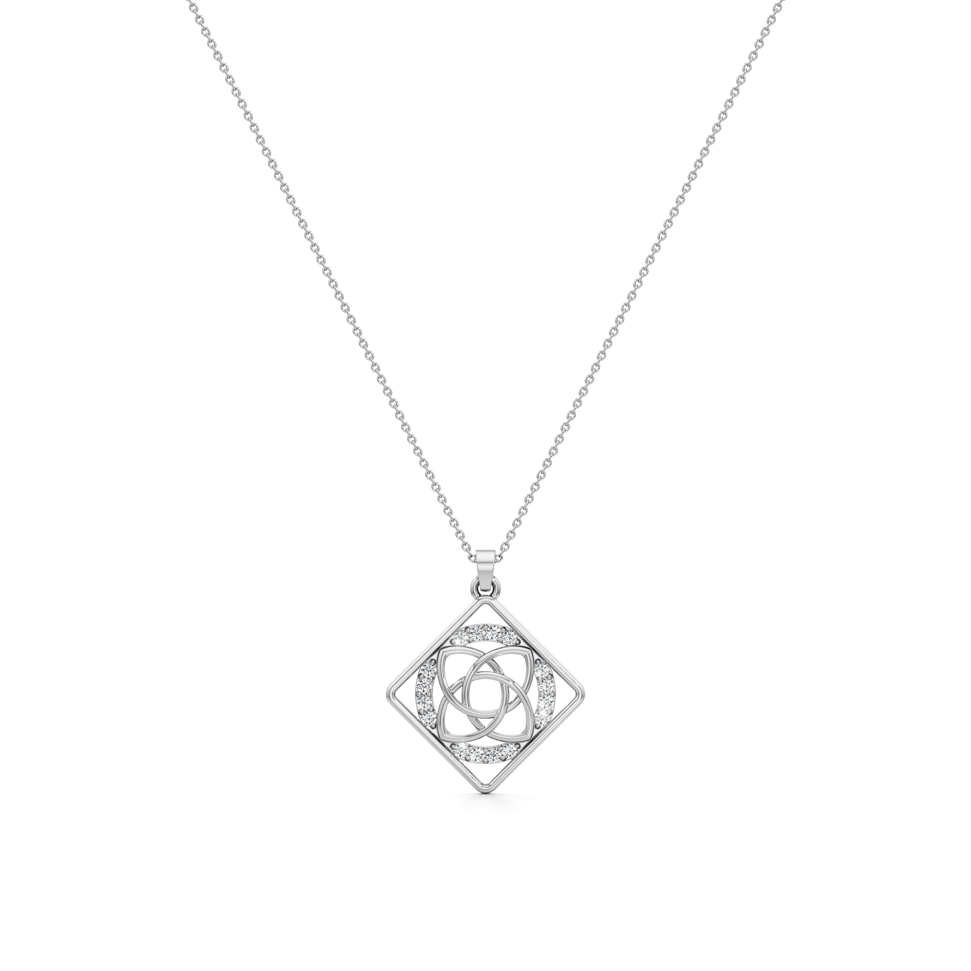 Harmony Pendant with Chain Silver Jewellery