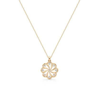 Opal Handmade Silver Pendant with Chain