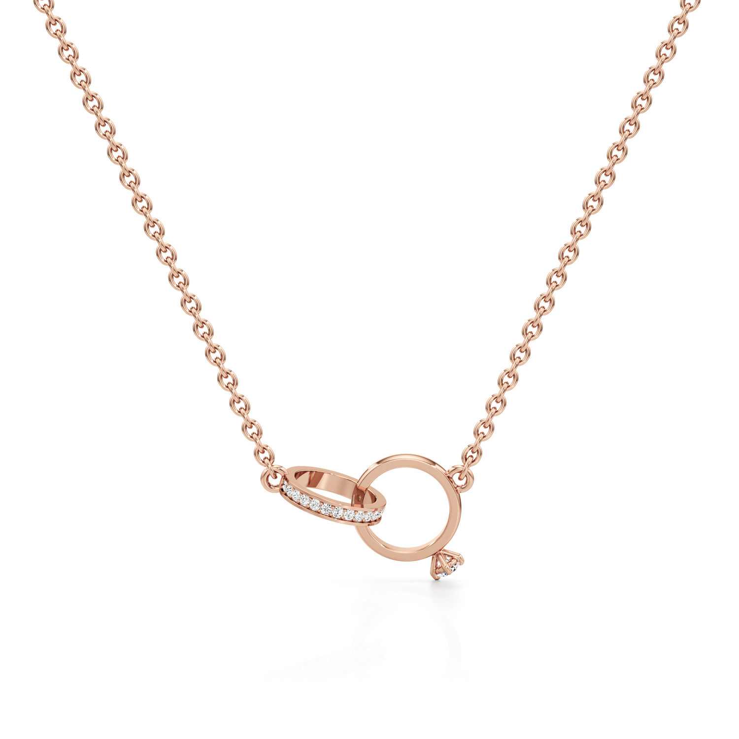 Bliss Aura Silver Pendant with Chain