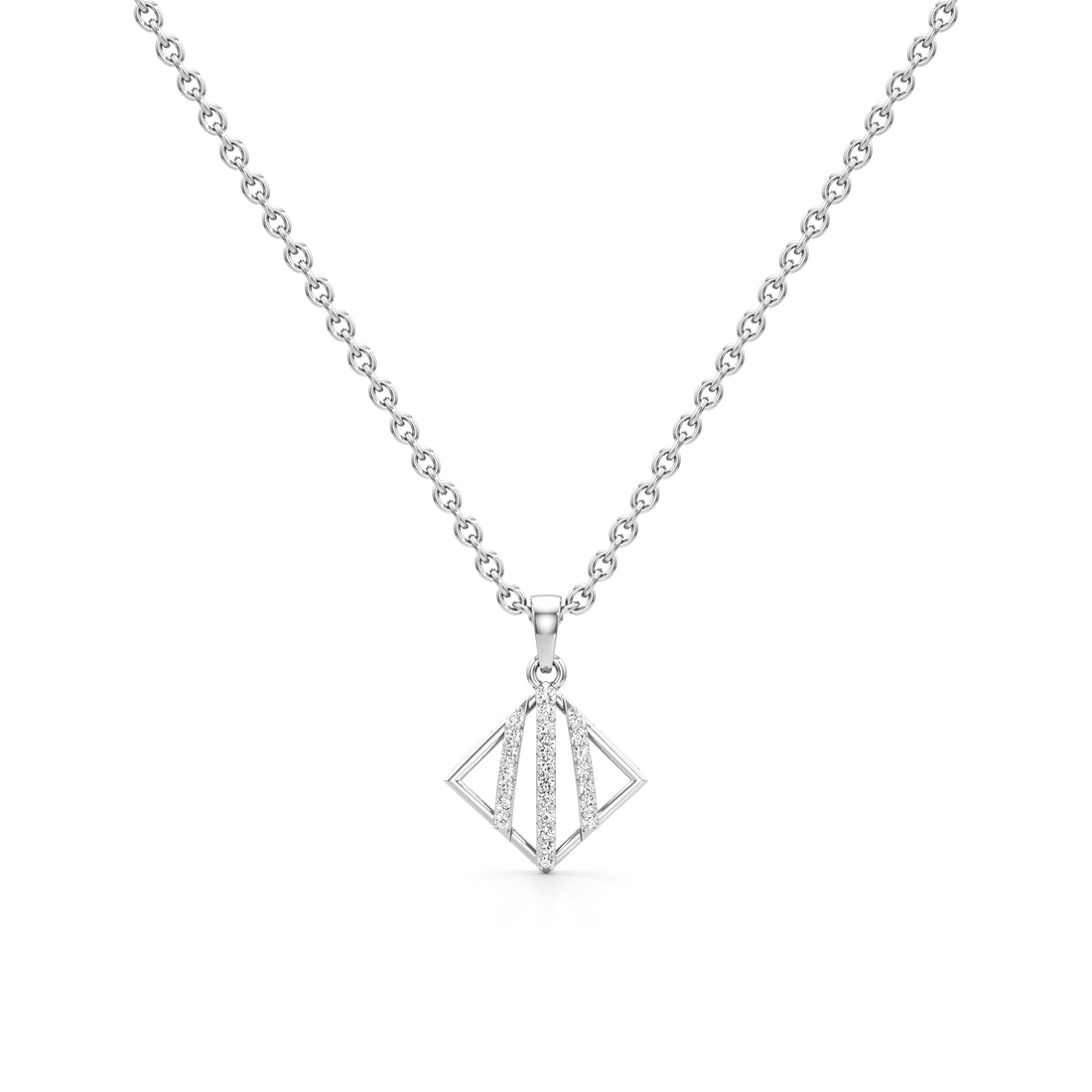 Eterna Bloom Silver Pendant with Chain