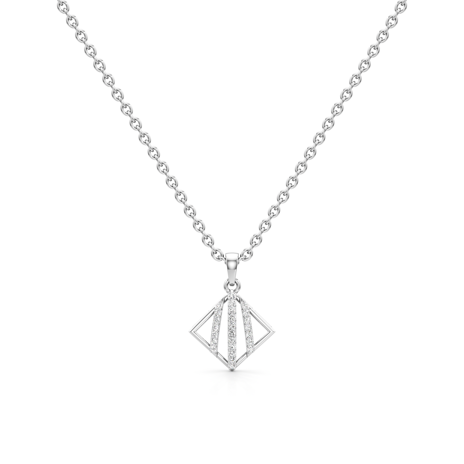 Eterna Bloom Silver Pendant with Chain