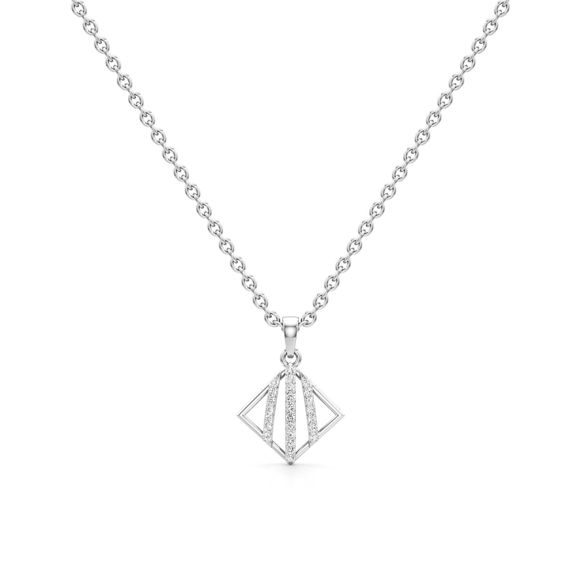Eterna Bloom Silver Pendant with Chain
