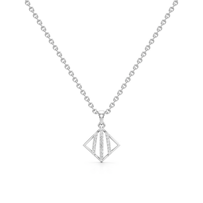 Eterna Bloom Silver Pendant with Chain