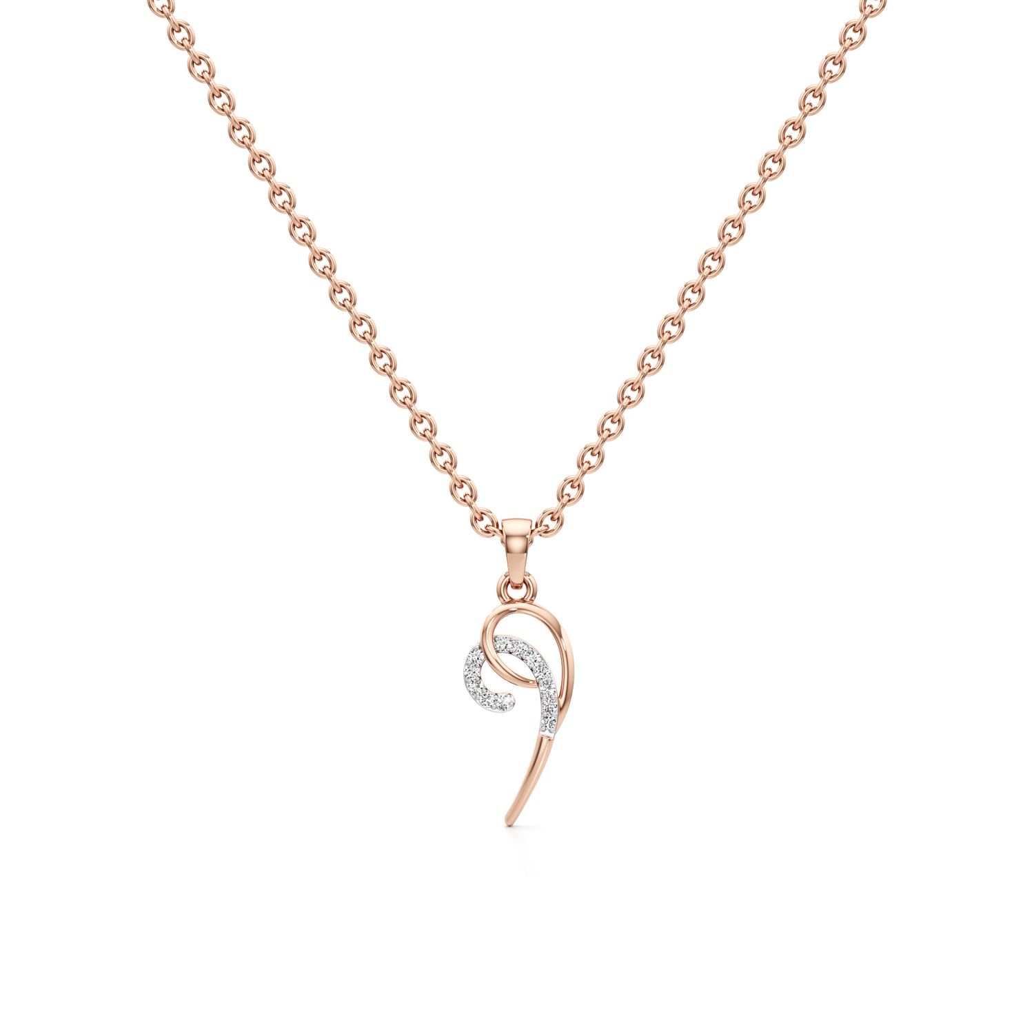 Radiant Shine Silver Pendant with Chain