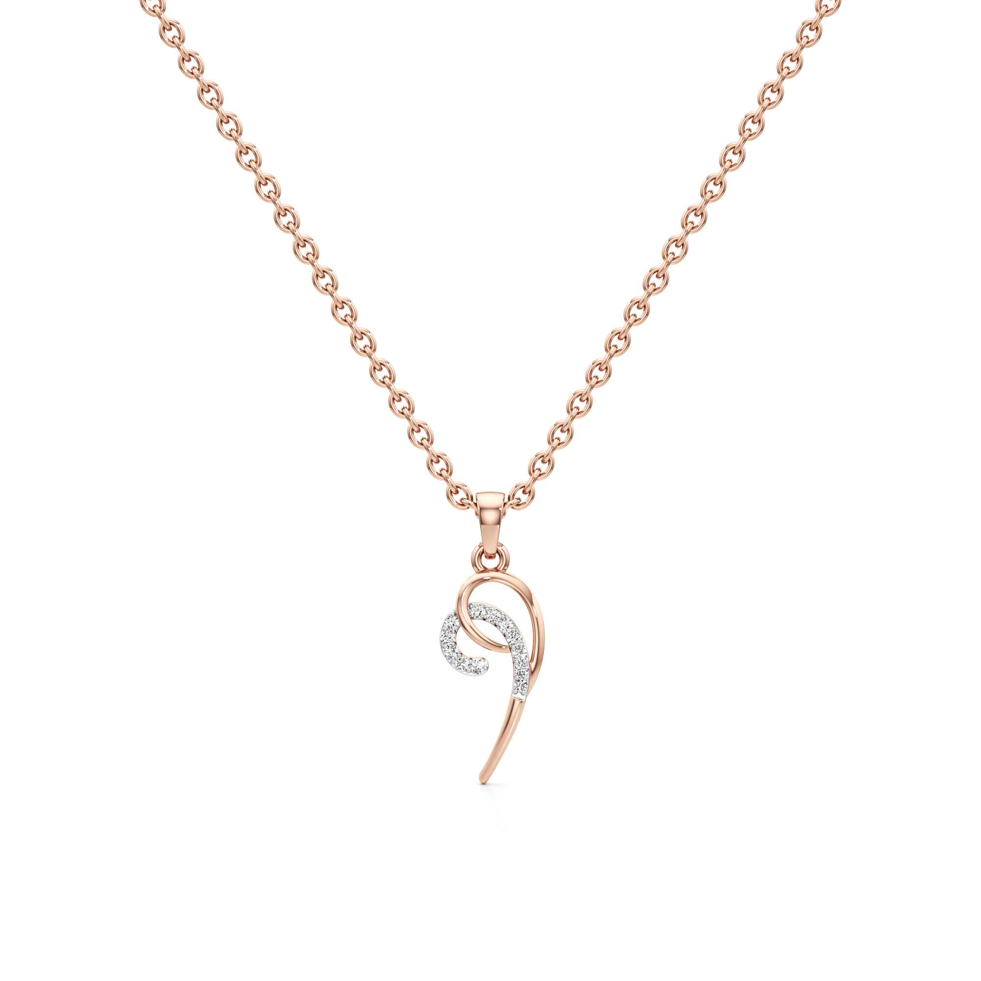 Radiant Shine Silver Pendant with Chain