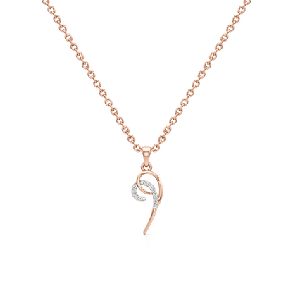 Radiant Shine Silver Pendant with Chain