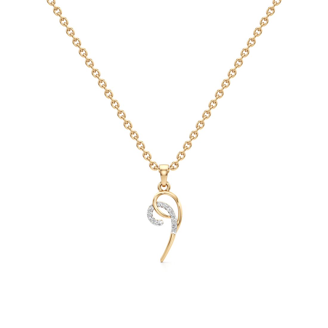 Radiant Shine Silver Pendant with Chain