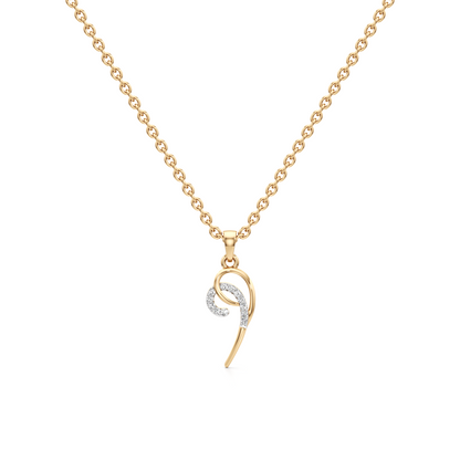 Radiant Shine Silver Pendant with Chain