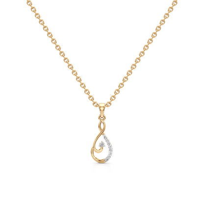Harmony Spark Silver Pendant with Chain