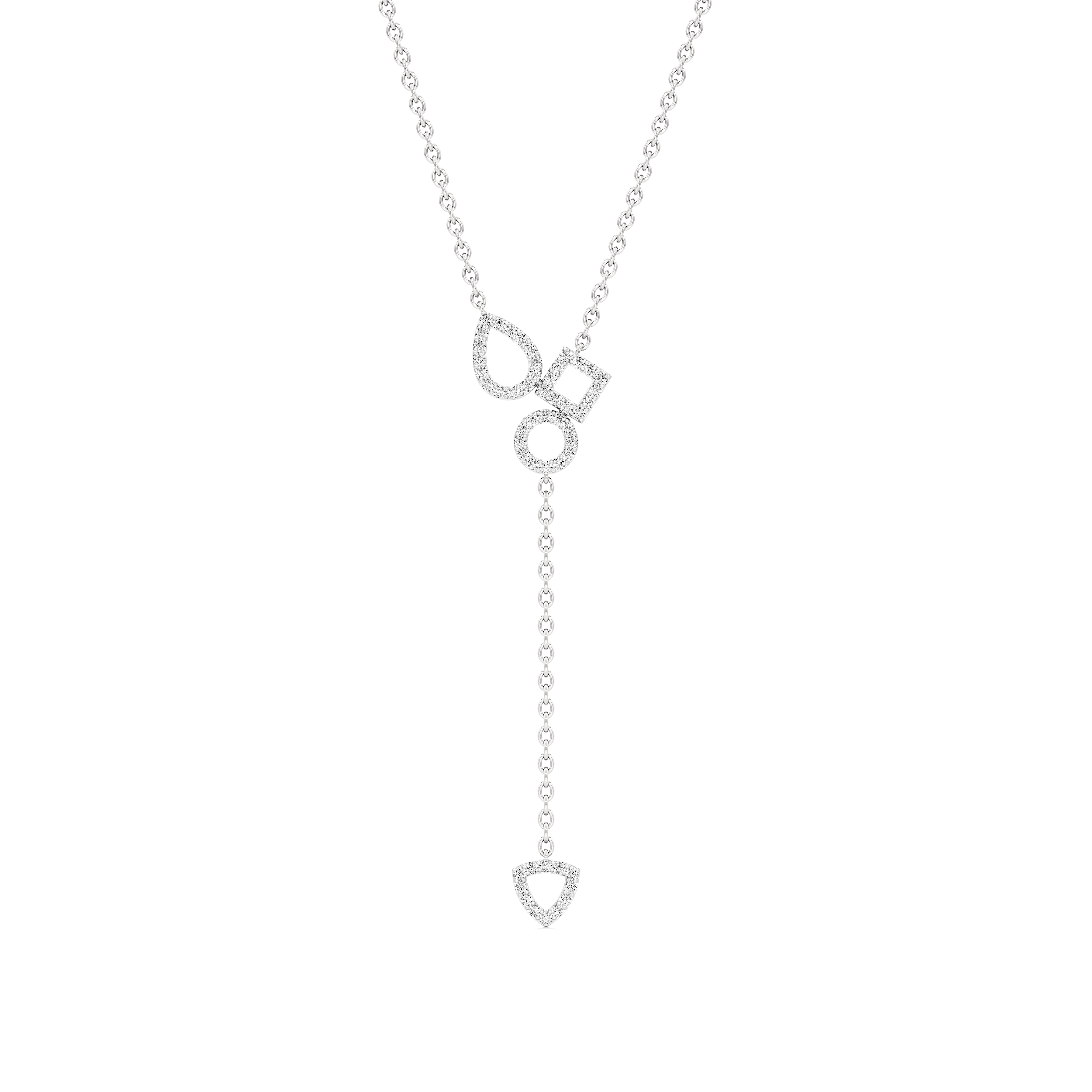 Aurora Aura Silver Pendant with Chain