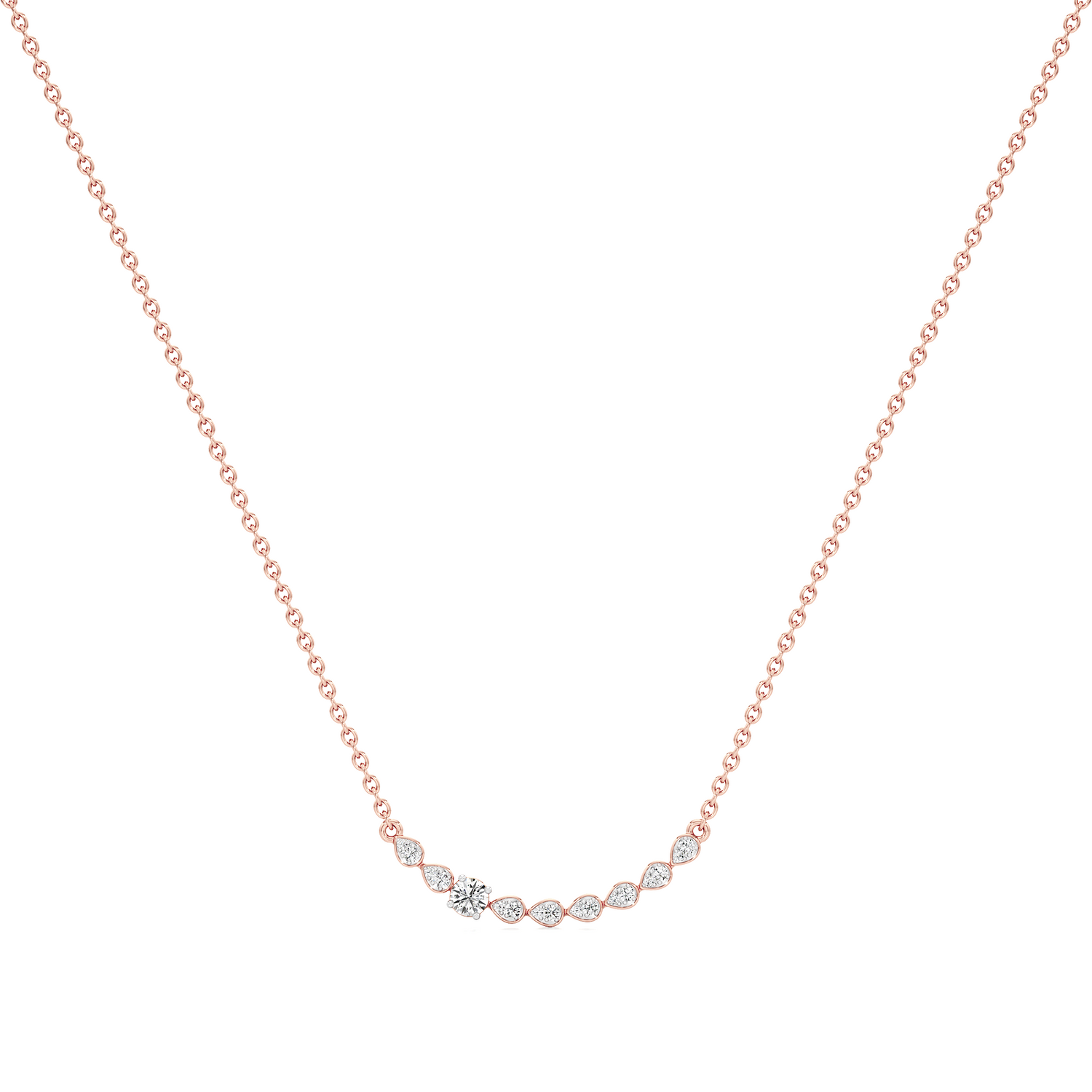 Radiant Blossom Silver Pendant with Chain