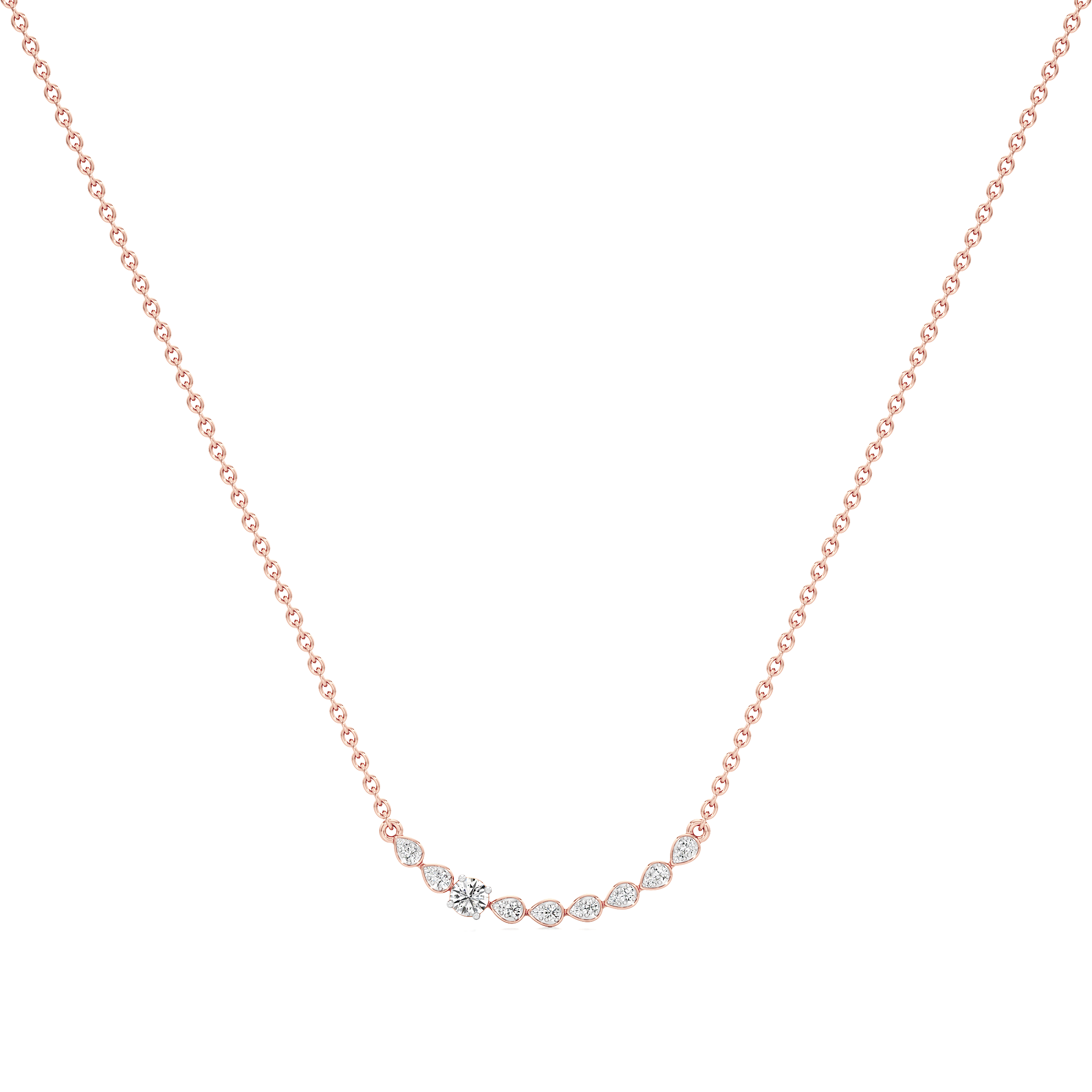 Radiant Blossom Silver Pendant with Chain