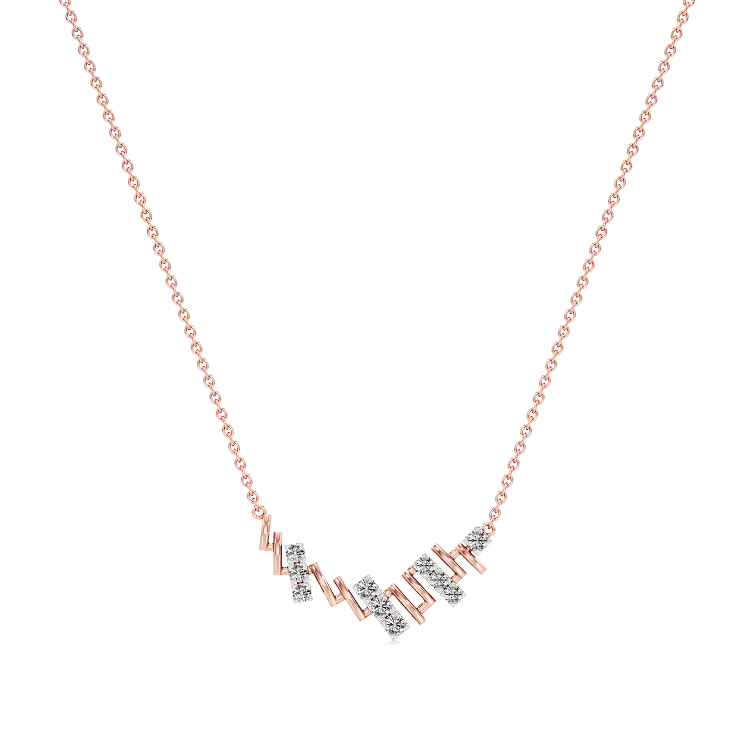 Velvet Harmony Silver Pendant with Chain