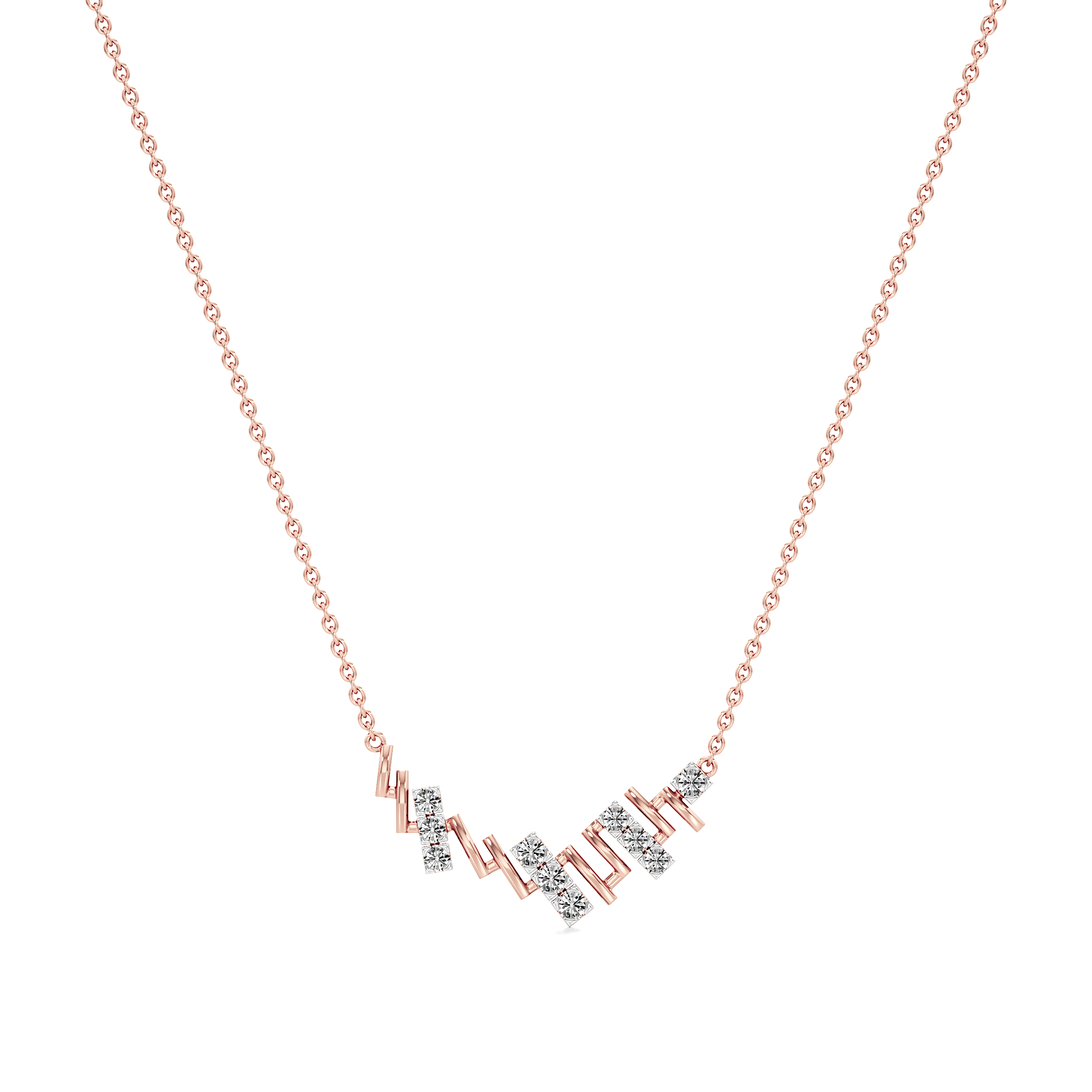 Velvet Harmony Silver Pendant with Chain