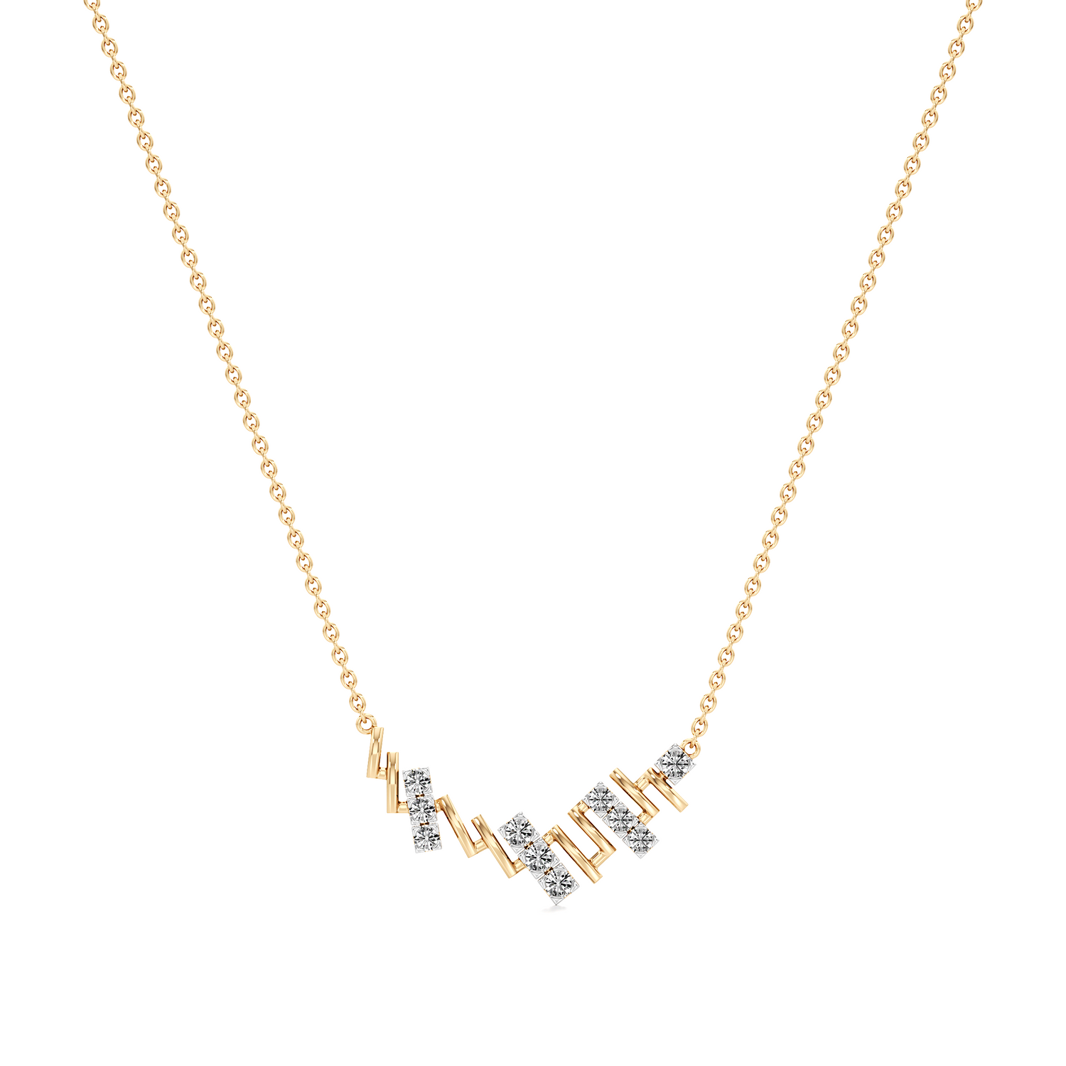 Velvet Harmony Silver Pendant with Chain